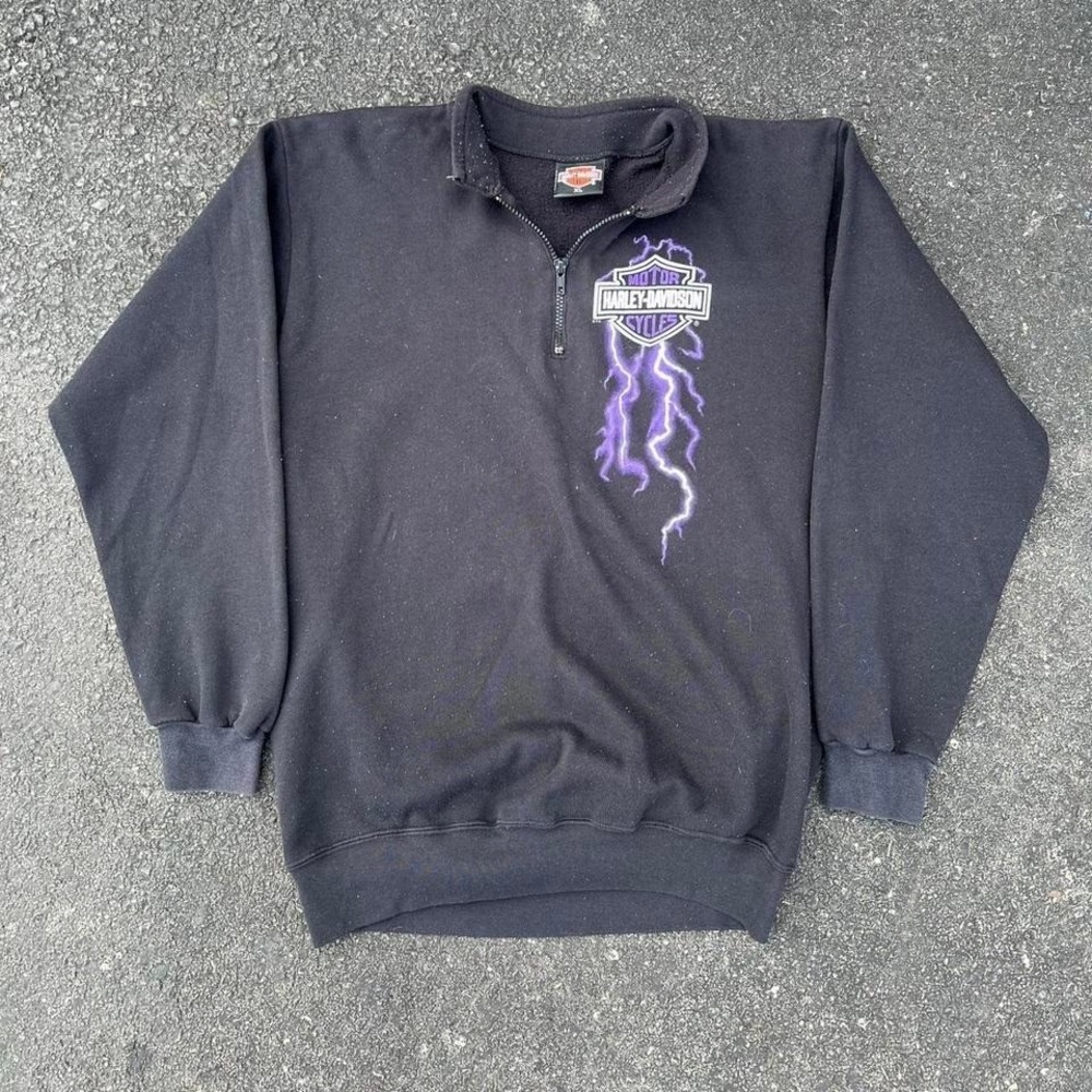 1989 Graphic Harley Davidson Sweater Size XL